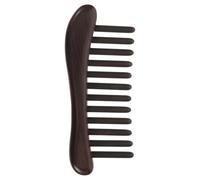 Sewroro Peine de Masaje de Madera de Sándalo Natural Dientes Anchos para Desenredar Masajeador para Cuero Cabelludo Cuidado del Cabello y Bienestar Diseño Artesanal con Aroma