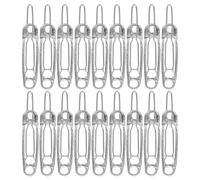 Sewroro Pinzas Cabello Forma de Imperdible 24 Unidades Aleación Metálica Plateada Antideslizantes Pasadores de Seguridad para Flequillo Herramientas Versátiles para Peinar en Oficina