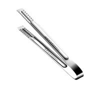 Sewroro Pinzas de Acero Inoxidable para Alimentos Grandes Diseño de Puntos Pinza para Buffet y Barbacoa Utensilio Multifuncional para Servir Carne Filetes y Pan Fácil de Limpiar y