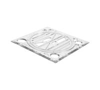 Sewroro Plantilla de Dibujo Geométrico con Guías de Círculos y Ángulos Herramienta Plástica Profesional para Diseño de Planos Oficina y Estudio