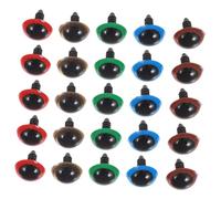 Sewroro Plastic Safety Craft Eyes with Washers Round Stuffed Animal Eyes For DIY Crochet Puppets Bear Dolls and Toy Making Supplies