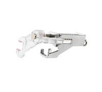 Sewroro Prensatelas Metálico Multifuncional para Máquinas de Coser Domésticas Compatible con Singer y Brother para Acolchado y Bordado de Presión Resistente y Fácil de Usar Diseño Abierto