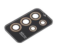 Sewroro Protector de de Cámara Brillante para Ultra Accesorio Esencial Antisarañazos y Antihuellas Diseño Color Dorado con Brillo