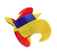 Sewroro Sombrero de Disfraz de Payaso Adulto Multicolor, Gorro de Carnaval y Fiesta, Accesorio para Cosplay y Festivales, Tela Transpirable, Talla Única para Hombre y Mujer
