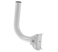 Sewroro Soporte de Antena Ajustable para de Montaje Exterior Compatible Antenas de Seguridad Resistente al Agua para Instalación Techo y Pared Inoxidable Color Plateado