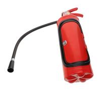 Sewroro Soporte para Vino Forma de Extintor de Incendios Caja Metálica para Embalar Whisky y Brandy Organizador Resistente de Plástico y Hierro Contenedor Elegante para Bar de Whisky