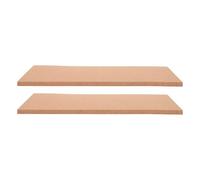 Sewroro Tablero de Corcho Autoadhesivo Rectangular Flexible y Fácil de Instalar 2 Piezas sin Marco para Notas y Adecuado para Cocinas y