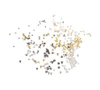 Sewroro Tachuelas Punk para Uñas 6 Compartimentos Remaches Cónicos Metálicos Negros Accesorios para Decoración de Uñas Resistentes Versátiles para Ropa