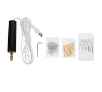 Sewroro Taladro Eléctrico de Mano USB Recargable para Joyería Herramienta de Punzonado DIY Portátil Diseño Compacto y Fácil Manejo Completo para Bricolaje y Manualidades
