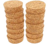 Sewroro Tapones de Corcho Cónicos Reutilizables para Botellas de Vino 20 Piezas Tamaño 53X48X16 MM Sellado Hermético para Botellas Boca de 49-515 MM Tapones de Corcho Adecuado para