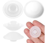 Sewroro Tapones de Silicona Anti-Fugas para Botellas de Vientre Pack de 5 Unidades Accesorios Reutilizables y Redondos Sellado Hermético para Botellas de Agua Antigoteo y Compatibles