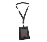 Sewroro Titular de Tarjetas de Identificación con Lanyard Soporte para Tarjetas de Trabajo y Diseño y Material PU para Eventos y Exposiciones