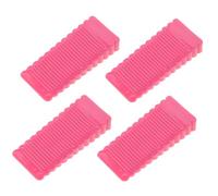 Sewroro Topes de Puerta Anticolisión de Goma Antideslizante, 4 Piezas Tamaño Mediano Color Rosa, Protector de Tope Práctico Hogar, Cuñas de Puerta para Bloqueo y Protección Segura
