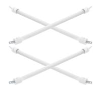 Sewroro Tubo Calefactor de Cuarzo Cerámico de 27 CM Juego de 4 Piezas para Reemplazo de Elemento Calefactor de Estufa Eléctrica Varilla Calefactora Resistente para Calentadores de