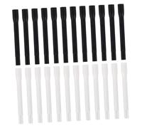 Sewroro Varillas Agitadoras para Mezclar Pigmentos 60 Piezas Palitos Mezcladores de Pintura de PP Colores Negro y Herramientas para Mezcla de Líquidos y y Reutilizable