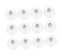 Sewroro Ventosas Transparentes con Tornillo Manual y Tuercas Antideslizantes para Superficies para Decoración Organización y Uso Hogar Oficina y Tiendas