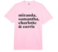 Sex and The City Miranda, Samantha, Charlotte & Carrie Comfort Colors Adult Heavyweight T-Shirt