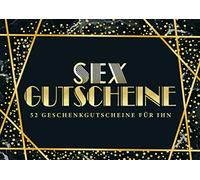 Sex Gutscheine: 52 Geschenkgutscheine für ihn