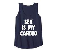 Sex Is My Cardio Funny Dirty Talk Shirts Hombres Sucio Camiseta sin Mangas