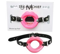 Sex & Mischief Silicone Mordazas Rosado Talla única