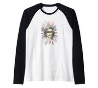 Sex Pistols God Save The Queen Rock Music Band Camiseta Manga Raglan