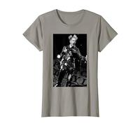 Sex Pistols Johnny Rotten Phoenix Festival por Andy Willsher Camiseta, Mujer, Pizarra, XS