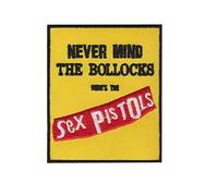 Sex Pistols Never Mind The Bollocks parche patch bordado con logotipo para planchar de hierro en apliques