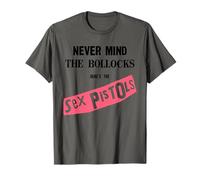 Sex Pistols Official Never Mind The Bollocks Rosa Camiseta