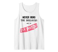 Sex Pistols Official Never Mind The Bollocks Rosa Camiseta sin Mangas, Hombre, Blanco, L
