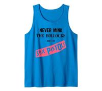 Sex Pistols Official Never Mind The Bollocks Rosa Camiseta sin Mangas, Hombre, Zafiro, L