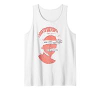 Sex Pistols - Sello Rojo Oficial de God Save The Queen Camiseta sin Mangas, Hombre, Blanco, L