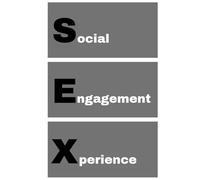 SEX - Social Engagement Xperience: agenda, notebook, journal, planner, organizer, diary, memories, funny gift for family, friends and coworkers