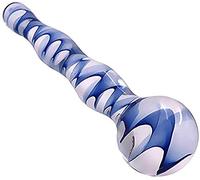 Sěx Toys Varilla de consoladores de cristal Varilla de cristal ultra suave Varilla de cristal hecha a mano para mujeres Hombres Gafas de sol (longitud 19 CM)