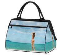 Sex Women Hawaii Beach Travel Duffel Bag for Women Men 24L, Beach Weekend Bag Sports Tote Gym Travel Weekender Bag, color, 24 Long, Organizador de bolsas