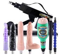 -Ŝexhine con Đildò, Maquina Śexừal para Mujer con 7 Accesorios Màstūrbačion Hombre, Automático Telescópico Fúckīng Maschine, Maquina de Ŝexø Juĝuèteś Pareja