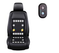 SEXIPLEXIX cojín de Asiento refrigerante para Coche 3 Niveles De Viento Ajustables Cojín De Asiento De Aire De Refrigeración para Coche, SUV, camión, Universal,Black-12V24-BladeFan+Massage