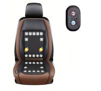 SEXIPLEXIX Cojín Ventilado para Coche 3 Niveles De Viento Ajustables Cojin Asiento Coche Verano para Coche, SUV, camión, Universal,Brown-12V24-BladeFan+Massage