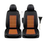 SEXIPLEXIX Mantenerse abrigado en Invierno , Cubre Asientos Coche, Funda de Asiento de Franela súper cálida,Black-Two-Seater