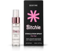 SEXITIVE Bitchie Spray Orgásmico Estimulante Femenino con L-Arginina 20 ml | Con ácido láctico, Guaraná y ginseng, Jengibre y canela, Sensación cálida, Ayuda a intensificar el placer