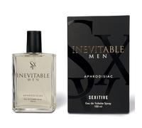 Sexitive INEVITABLE MEN. Perfume Afrodisíaco para Hombres. Con Feromonas para atraer a las Mujeres. Audaz fórmula extra fuerte. Pheromone Strong. Deseo Absoluto. 100 ml - 3.4 fl oz