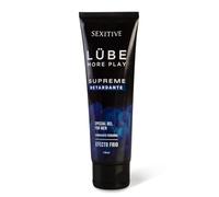 SEXITIVE Lubricante Lube Supreme Retardante Sexual Masculino - Lubricante Sexual Efecto Frio a Base de Agua, para Hombres - Gel Retardante de la Eyaculación, Erecciones Fuertes y Duraderas - 130ml