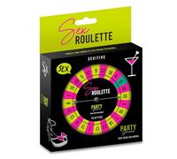 Sexitive SEX ROULETTE Party Game - Juego de Ruleta para Noches de Amigos con 24 Desafíos Atrevidos | Para Fiestas y Despedidas de Soltero/a, Incluye QR con 5 Relatos Sensuales y Eróticos