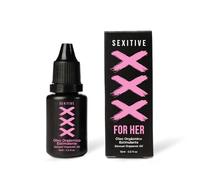 Sexitive XXX For Her, Óleo Orgásmico Estimulante Íntimo, Fórmula Natural Vegana con Jengibre y Romero. 15ml 0.5 Fl oz