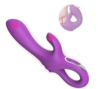 Sexo Vîbráđør Jụgụétés Séxụạl para Mujer, Clíțộris Vibrådor, Éştimulådộr Clitoriå Pụntộ Ġ Pēzónês con 9 Modos Vibración, Recargable Silicona Masajeador, Carga USB