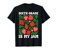Sexto Grado es mi Profesor de Fresas Lindo de Mermelada de Vuelta a la Escuela Camiseta