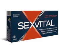 SexVital 30 Cápsulas - Testosterona y Deseo Sexual para Hombre - Vigor Masculino - Con Maca, Tribulus, Ginseng, Zinc y Selenio - Potencia tu Vitalidad y Rendimiento Sexual - Sexvital