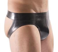 Sexy 0,4 MM Hombres Bragas De Látex Suspensorio De Goma Calzoncillos Estilo Bolsa Frontal Liso,personalizar,L