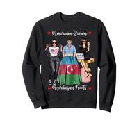 Sexy American Grown Azerbaiyán Roots Heritage Half Sudadera