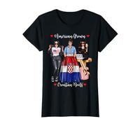Sexy American Grown Croata Roots Heritage Half Camiseta