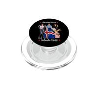 Sexy American Grown Islandic Roots Heritage Half PopSockets PopGrip para MagSafe